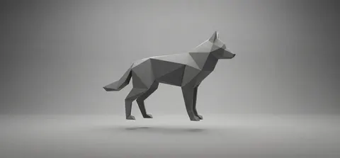 Abstract Geometry Portrait in Zen Space