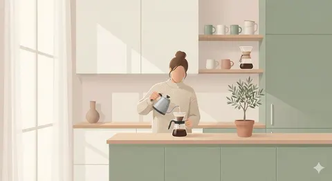 Scandinavian Minimalist Illustration Template