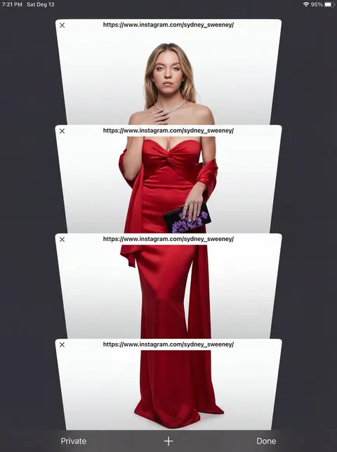 E-commerce Studio Portrait with UI Overlay