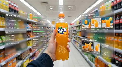 Hyper-Realistic Mixed Reality Fanta Ad Concept