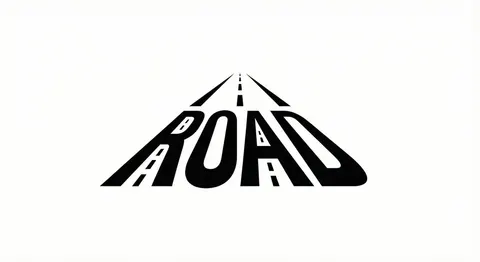 Minimalist Word-as-Object Logo Design