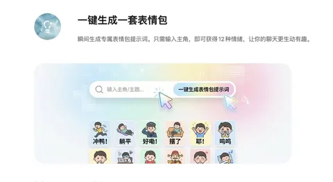 12-Panel Sticker/Emoji Grid Generation Prompt