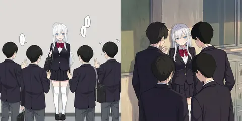 少女被三名男学生围堵
