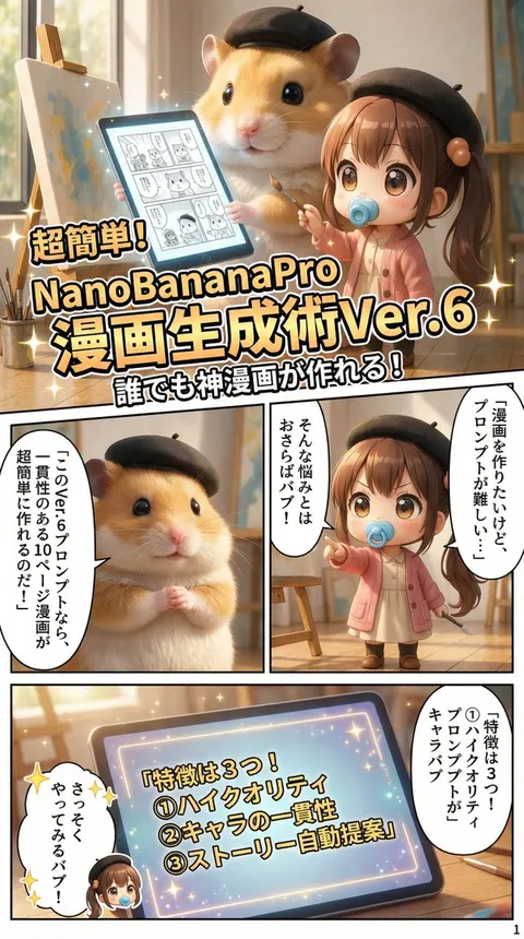 10+ Page Manga Creation Prompt