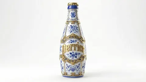 Gilded Delftware Product Signature Prompt