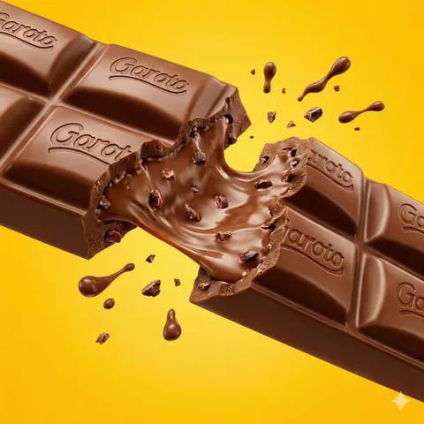 Ultra-Realistic Chocolate Bar Commercial Prompt
