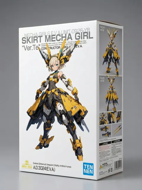 Plastic Model Kit Packaging Generation Prompt