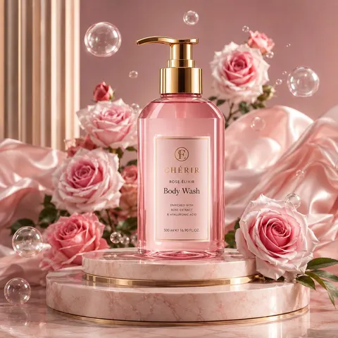 Rose Gold Perfume Advertisement