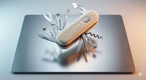 Product Photography Prompt: Swiss Army Knife