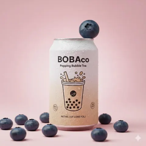 波霸茶罐商业摄影