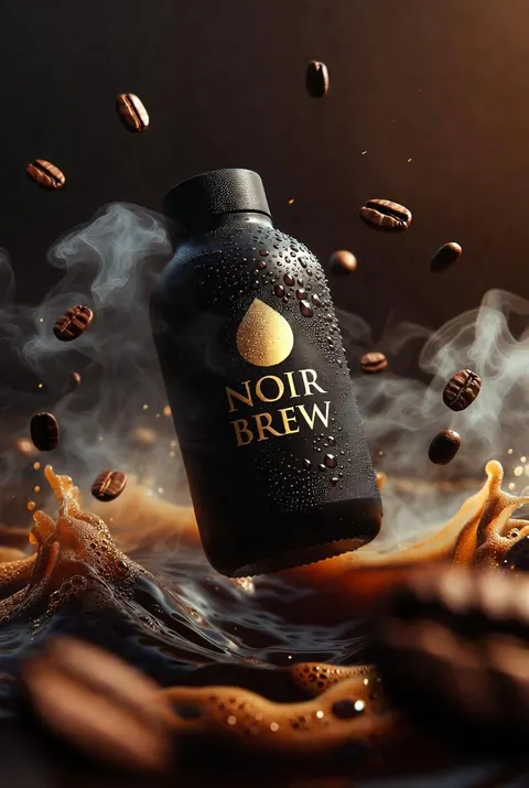 NOIR BREW 黑瓶咖啡电影感样机