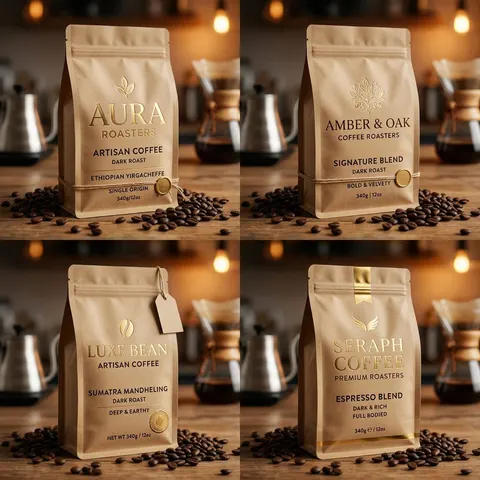 Luxury Coffee Branding Product Photography