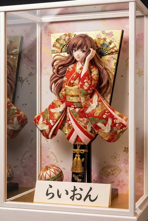 3D Hagoita (Japanese Battledore) Image Generation Prompt