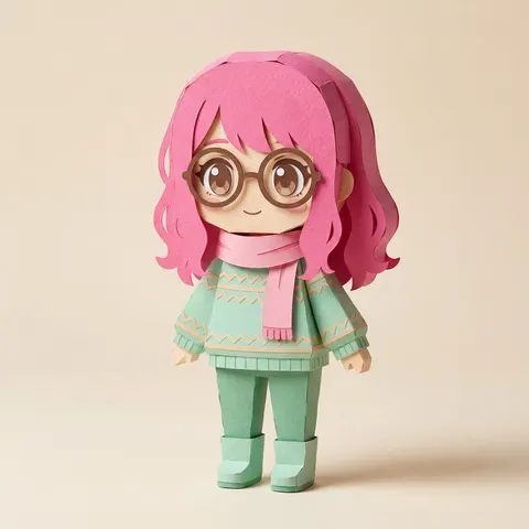 Image-to-SD Papercraft Conversion Prompt