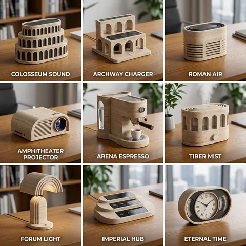 Landmark to Desk Gadget Transformation Prompt