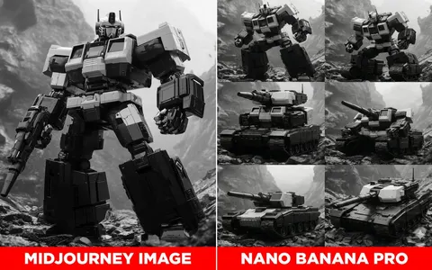 Transformer Robot to Tank Transition Prompt