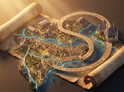 Firefly 风格等距古代地图场景