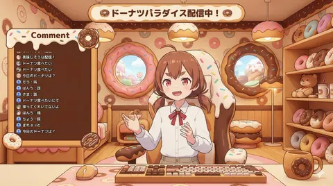 可定制 VTuber 直播界面生成提示