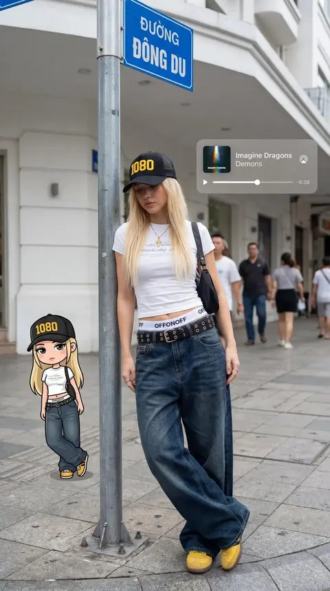 Urban Street Style with Avatar Overlay