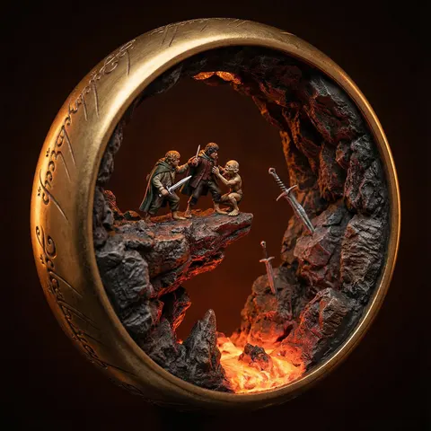 电影游戏高概念 3D 微缩场景