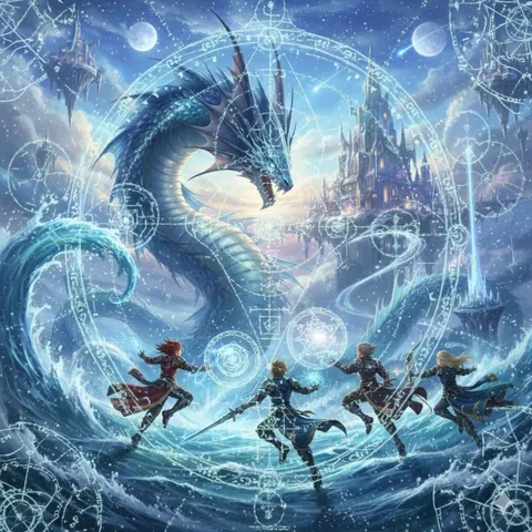 Final Fantasy Leviathan VS Player and Sacred Geometry