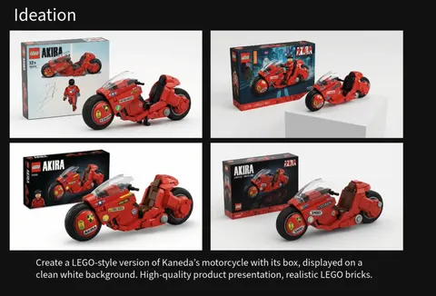 LEGO 版《阿基拉》摩托车产品图