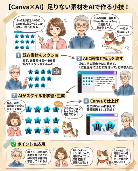Canva 资产创建与风格匹配提示词