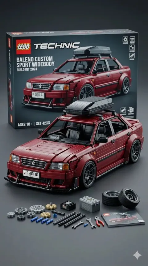 Ultra-Detailed LEGO Technic Product Render