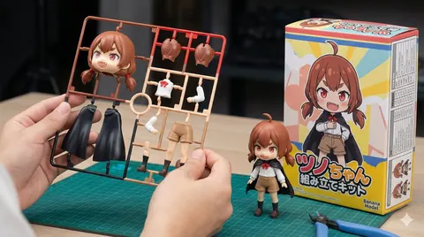 塑料模型套件生成提示词