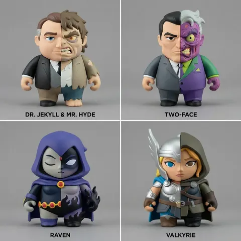 Split Identity Vinyl Toy Engine