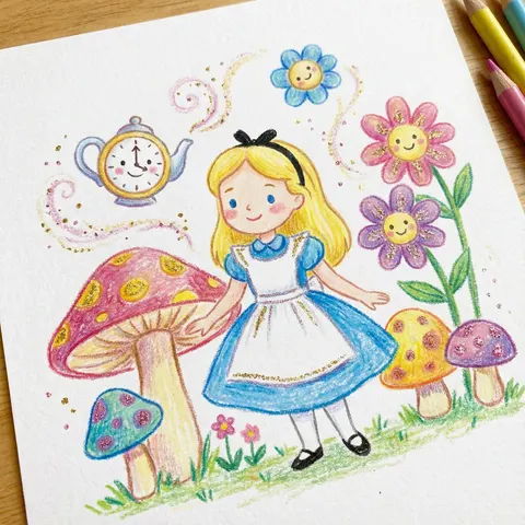 Children's Book Illustration Style Prompt for Character Drawing