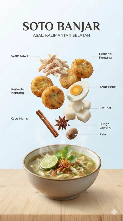 超写实电影感美食信息图