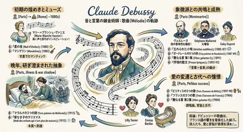 Generating a Graphic Record of Debussy's Songs
