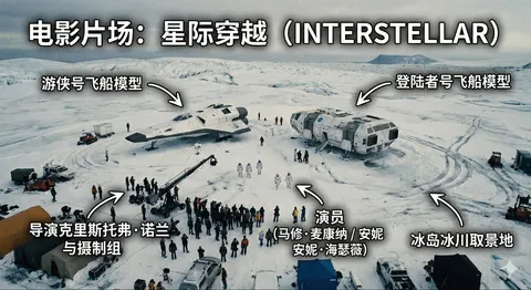Aerial View of a Film Set