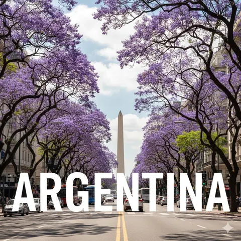 Buenos Aires avenue lettering scene