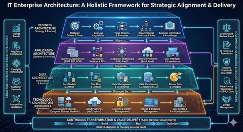 High-detail IT careers infographic (Thai/English mix)