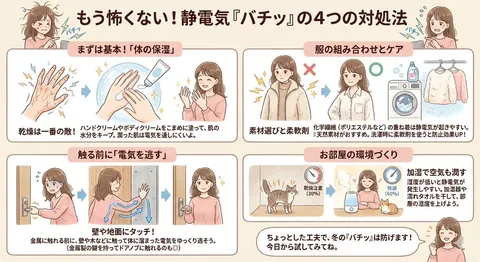 静电原理科普图解调整示例