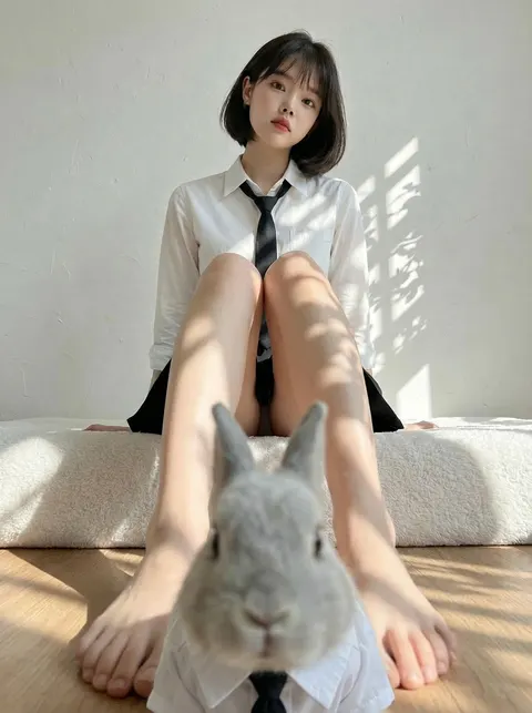 让兔子穿上参考图同款