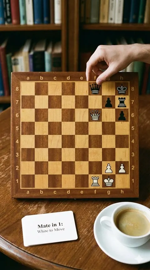 手机友好的绝杀一步棋谜题