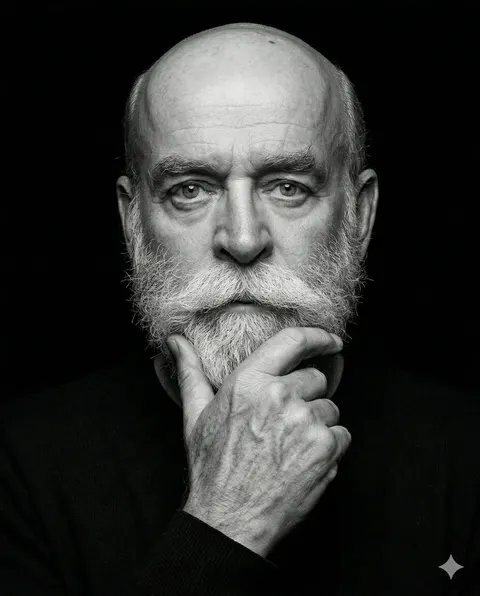 High-Contrast Monochrome Portrait Prompt