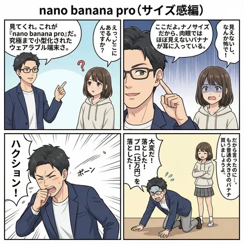 Nano Banana Pro 四格漫画系列