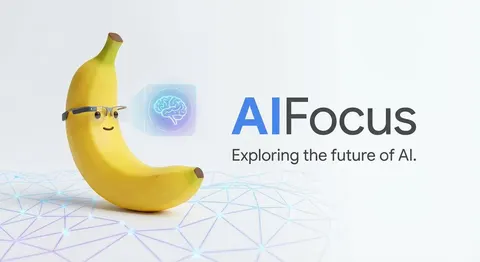 谷歌风格 AI 焦点推特横幅