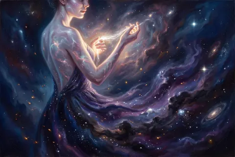大巴洛克风格宇宙女神油画