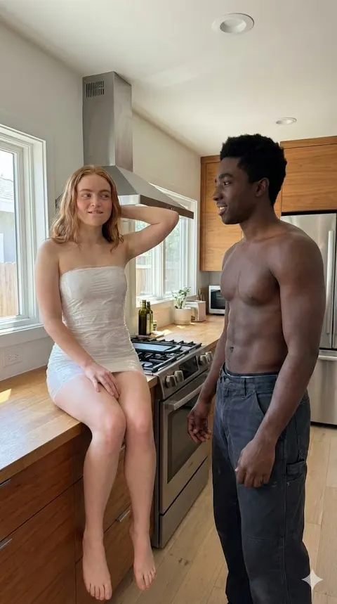 Sadie Sink and Caleb McLaughlin Couple Prompt (Implied)
