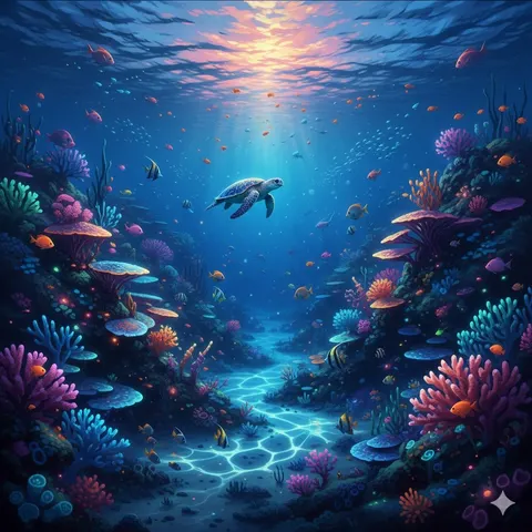 Futuristic and Underwater Scene Concepts