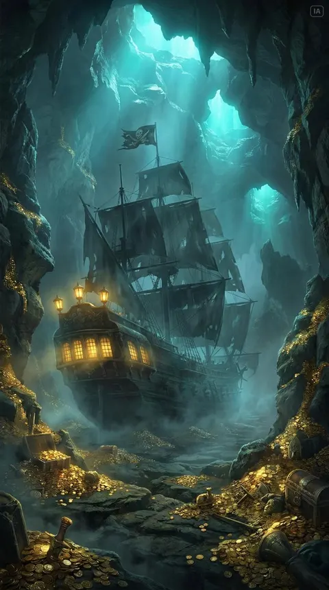 Golden Ship on Uncharted Waters