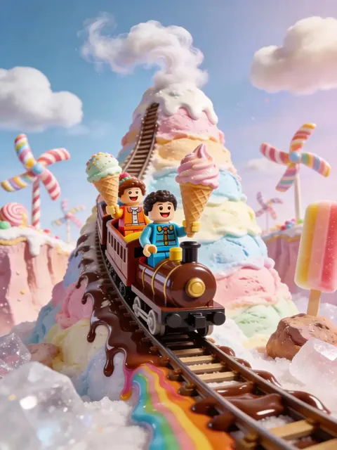 Whimsical Candy Land Diorama