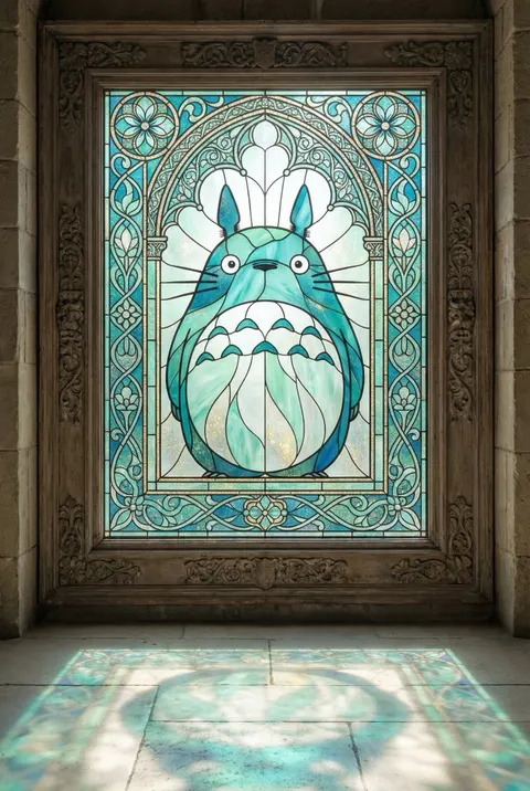 Stained Glass Window Art Prompt