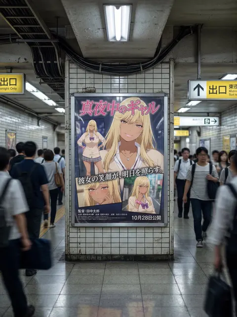 Subway Ad Poster Prompt for Character Image Generation (Portfolio Style)