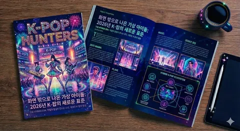 K-Pop 杂志专题生成